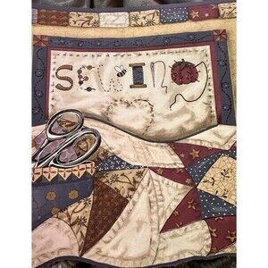 VTG  Sunworthy Sewing Quilt Room Wallpaper Border Lot (2 Rolls, 10 Yds NOS) RARE